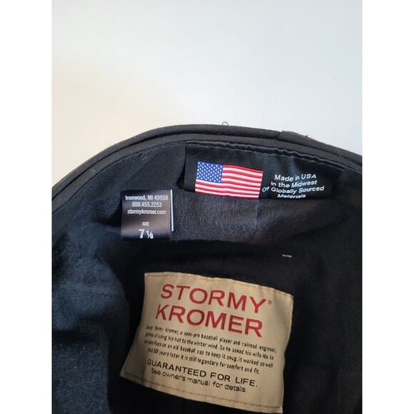 Women's Stormy Kromer The Button Up Cap Hat Plaid 7 1/8 - Picture 7 of 7